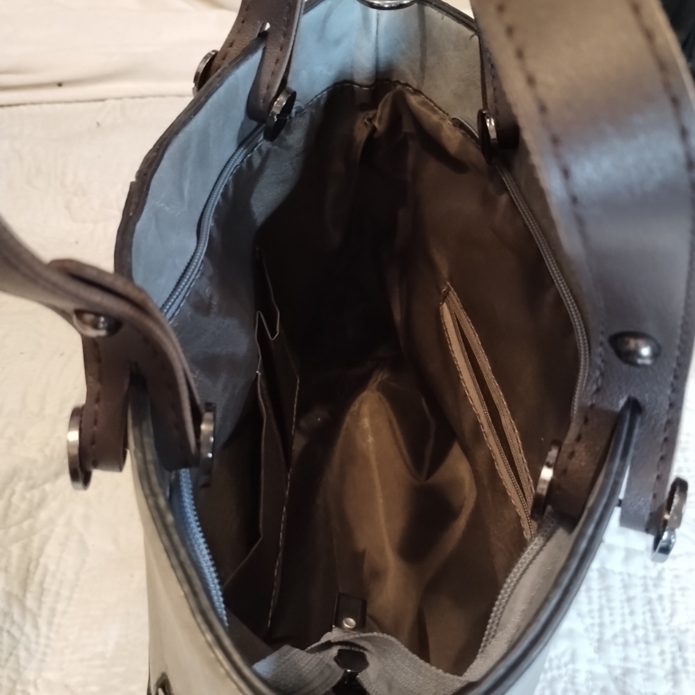 Qianxi Meigui large leather tote/ handbag